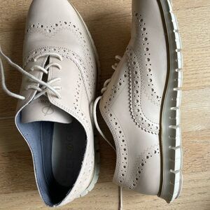 Cole Haan Zero-grand dusty pink  Oxford Derbys with Wingtip Design